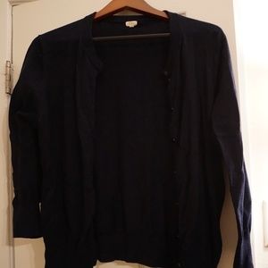 J. Crew Navy Lightweight Cardigan
